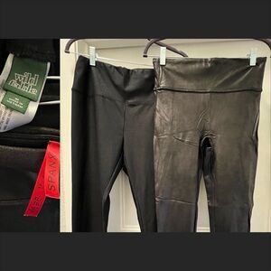 Spanx Black Shiny Legging bundle